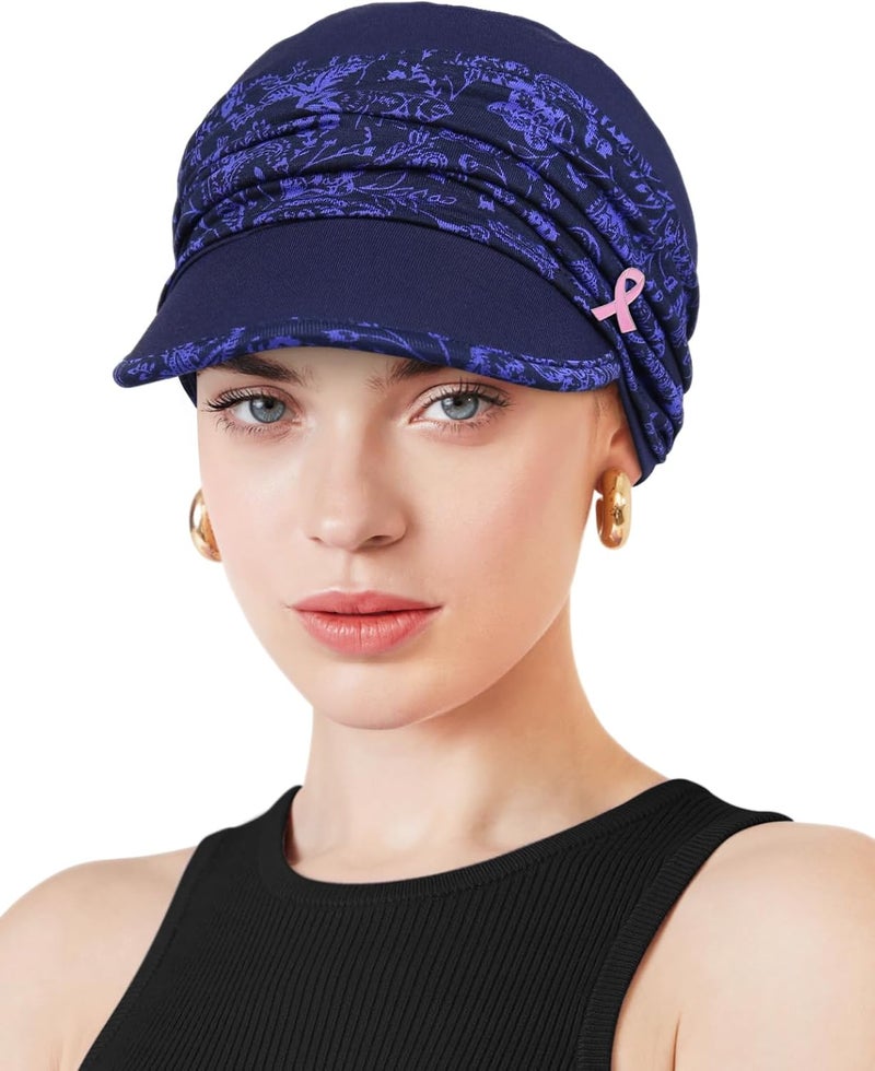 Awefeel Chemo Headwear Viscose Newsboy Cap for Women Fall and Winter Hats - Image 1